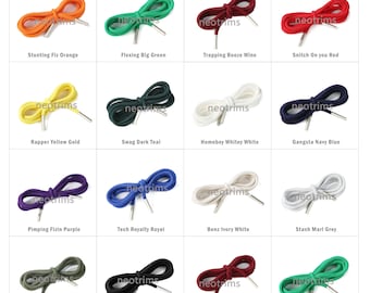 Drawstring Hoodie Cord and Shoe Laces,6mm Round with light weight Metal Stoppers,140cms Length,for Apparel Cord or Hiking Boots and Shoes