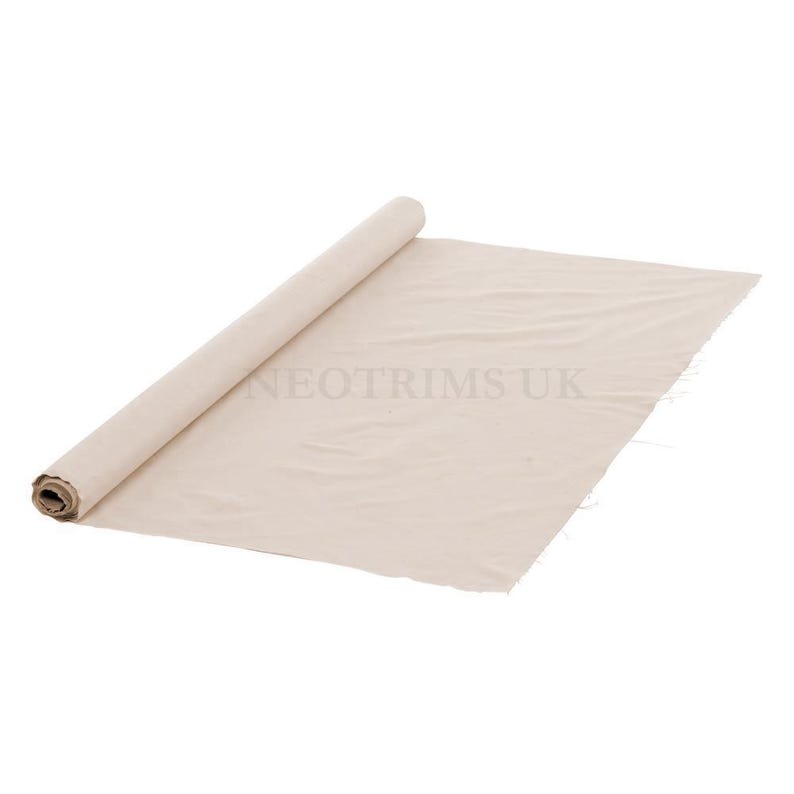 5 Meters Calico Fabric 100% NATURAL Cotton Untreated Chemical Free.60inch,Medium Weight 145gsm Choose Grade A Or Grade B- (Slightly Crease) image 3