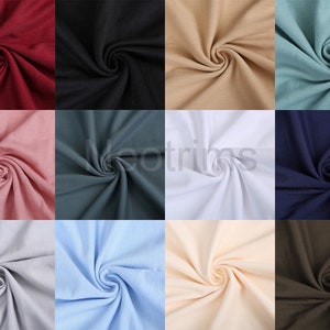 Cotton Knit Fabric Baby Soft Handle Material,Apparel DressMaking,To Clear Sale image 3