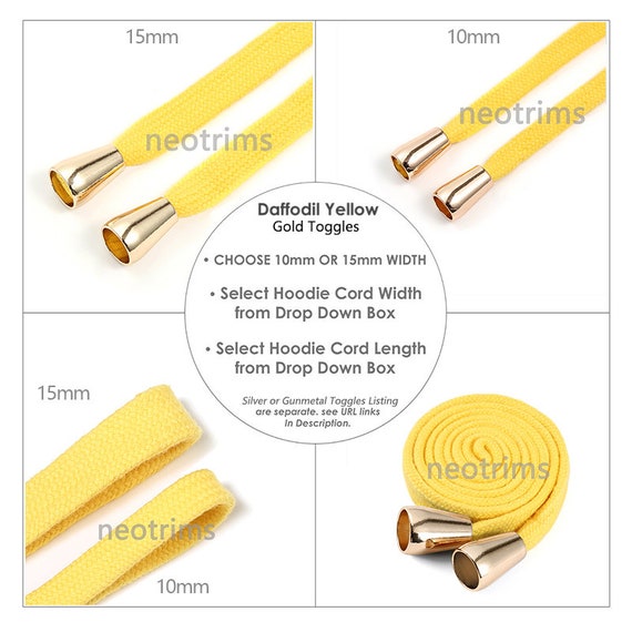 yellow hoodie string