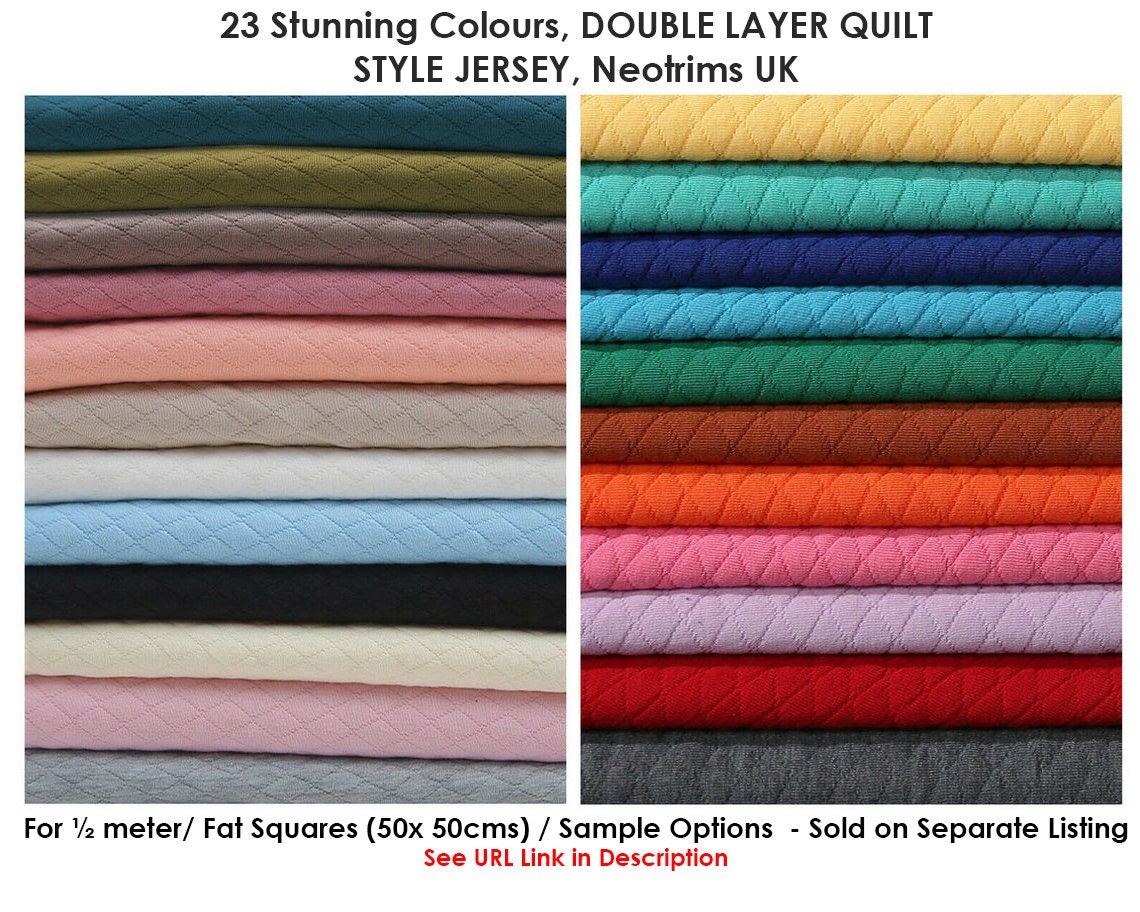 Double knit deals cotton jersey fabric