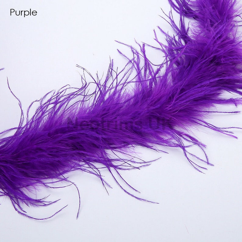 Marabou & Ostrich Feather Boa Fur Scarf for Party Burlesque Etsy UK