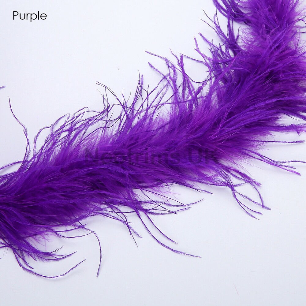 Neotrims Marabou & Struzzo Piuma Boa Pelliccia Sciarpa, Per Festa - Foto 5