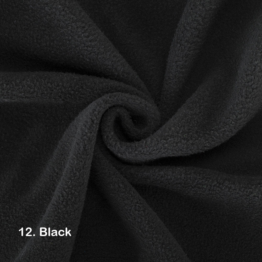 tela del vestido por Metro Heayweight italiano de lana 'Negro' 