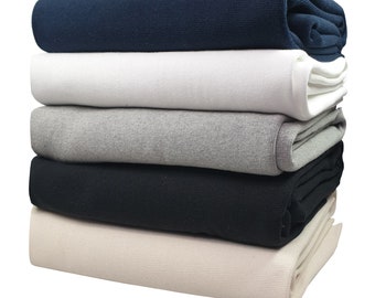 Heavy Knit Rib to match French Terry Bullet Sweatshirt Fabric.Cotton Elastane.Recommended Stretch Ribbing to match Bullet Fabric - RIB ONLY