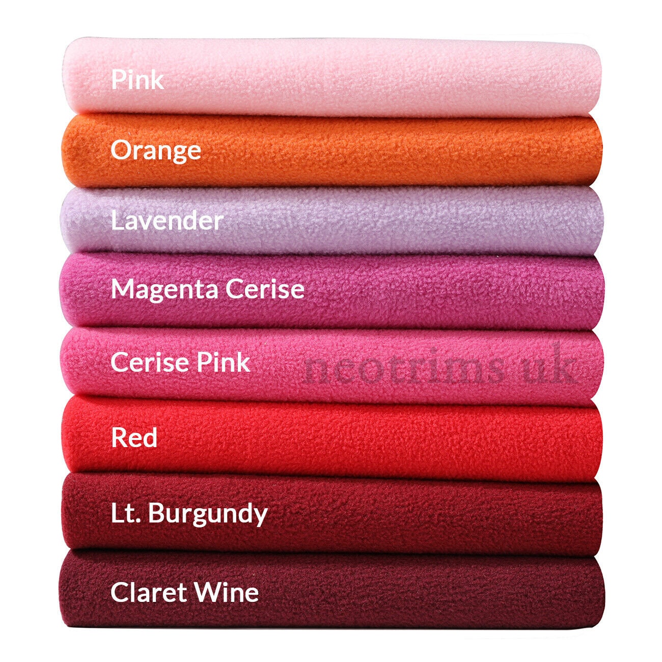 Brown Polar Fleece Fabric, Anti Pill Finish, Medium 320 Grams