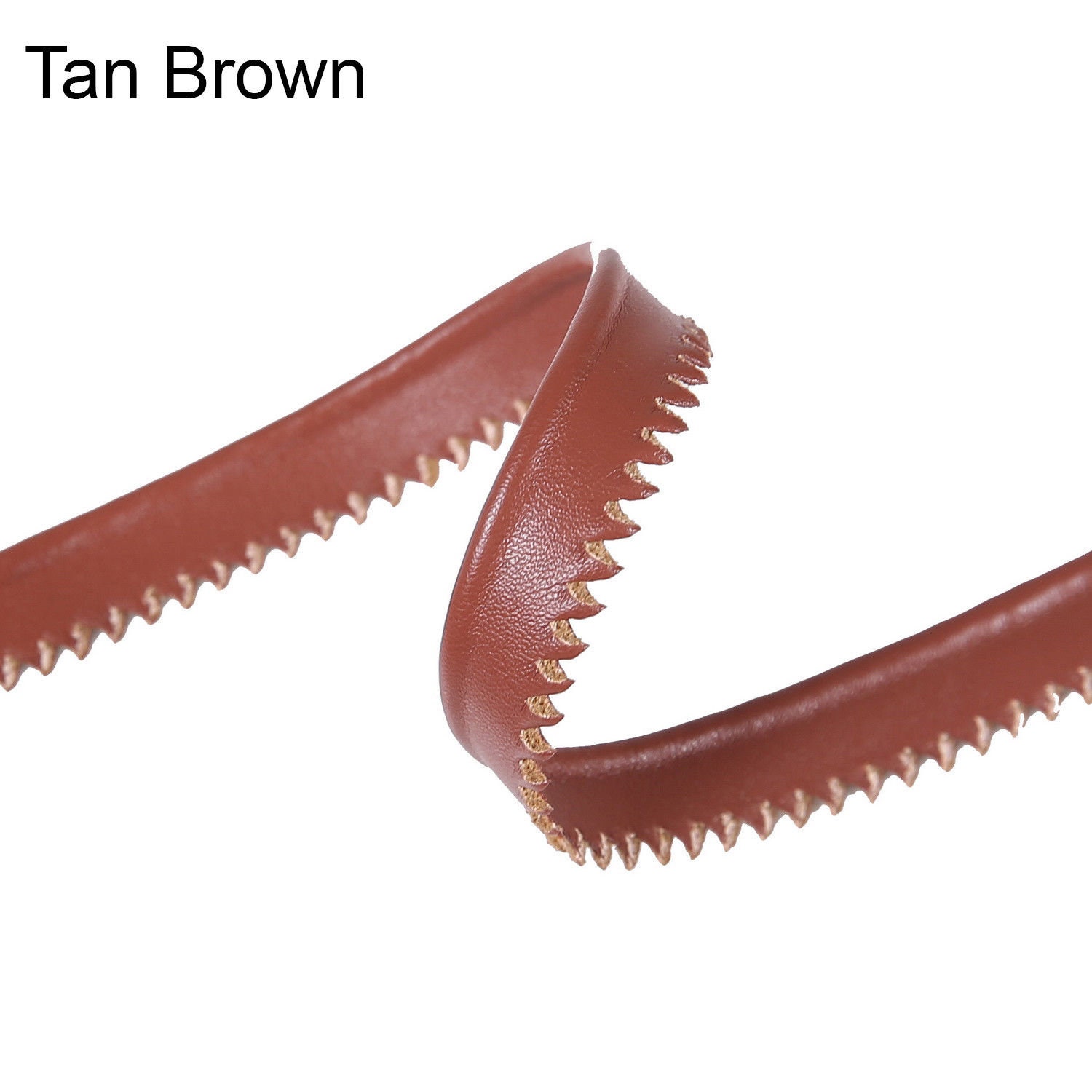 PU Faux Leather Piping Trim Tape Edge Zig Zag Cut Pattern & Etsy