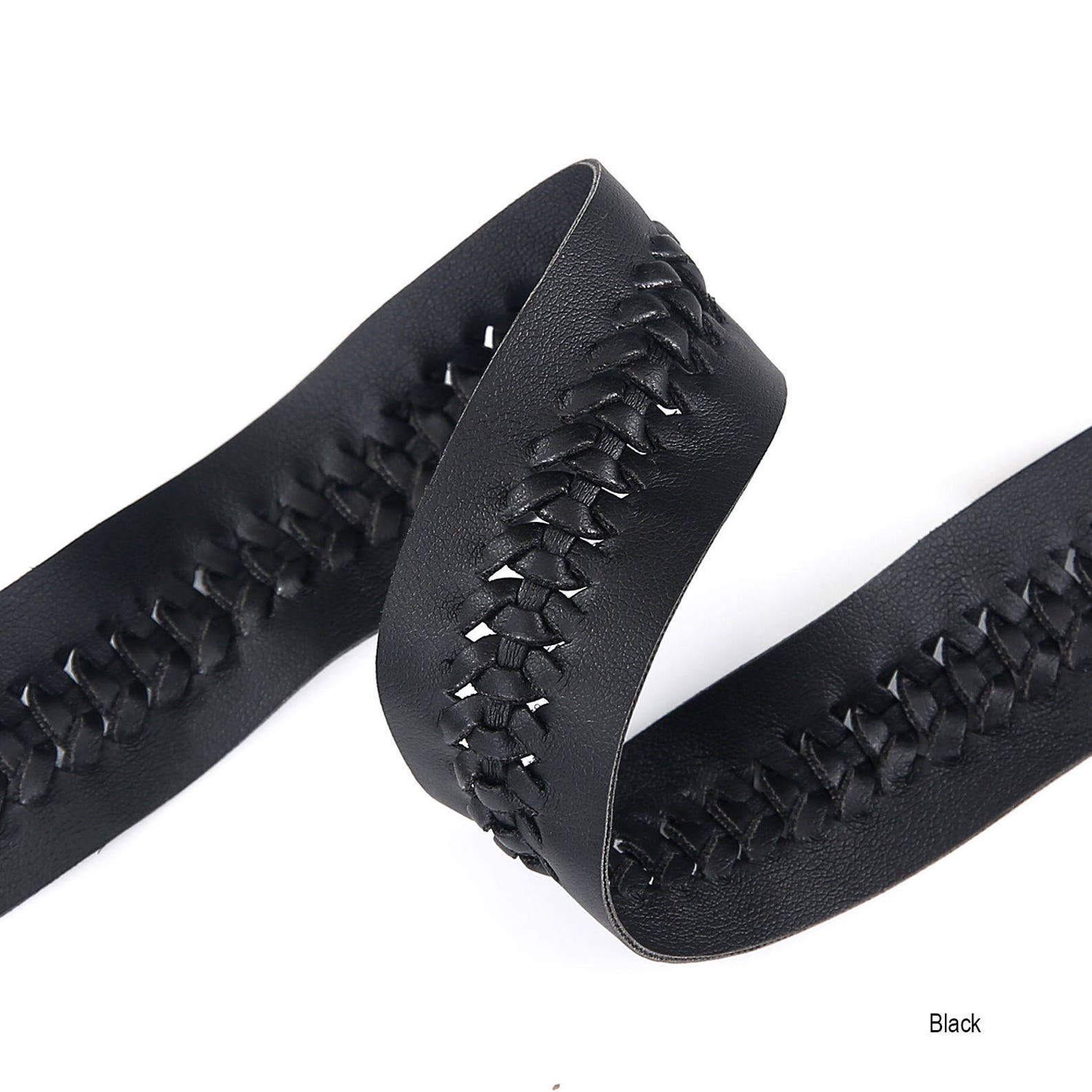 30mm Faux Leather PU Ribbon Strap Tape Trimming Etsy