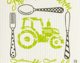 Farm to Table - Swedish Cloth, Sponge, Ecofriendly Dishcloth, Reusable Paper Towel