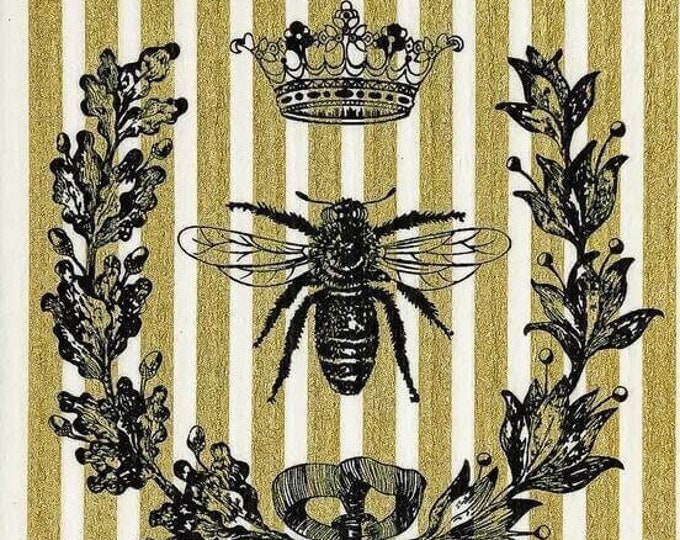 Vintage Queen Bee - Swedish Cloth, Sponge, Ecofriendly Dishcloth, Reusable Paper Towel