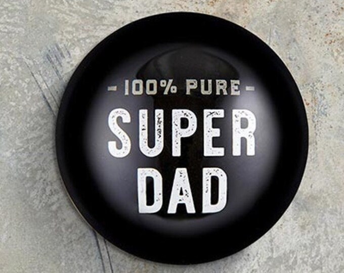Super Dad - Glass Dome Paperweight