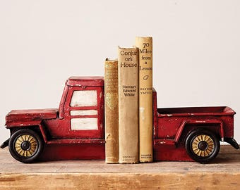 Red Truck Bookends