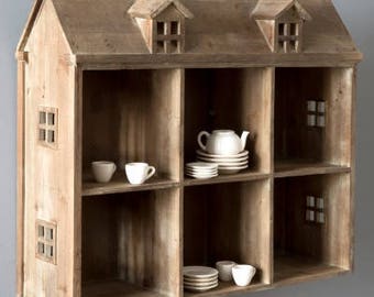 Wood Doll House Display