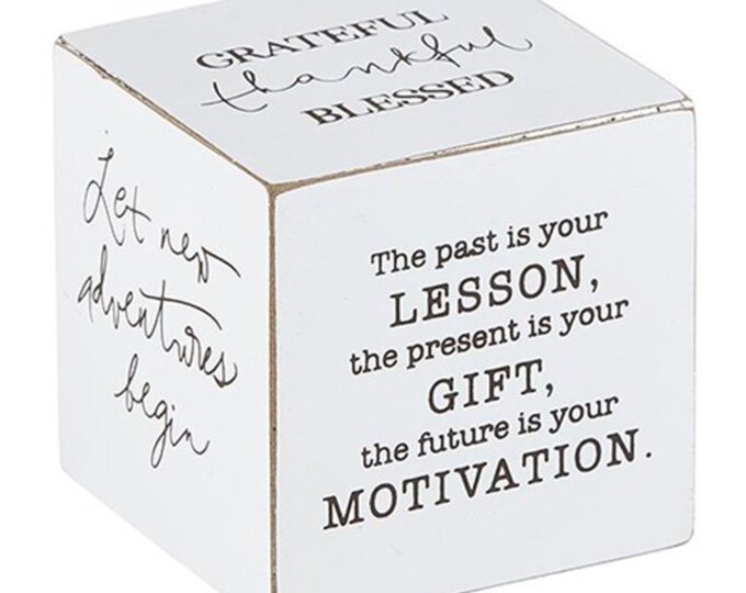 Retirement - Inspirational Quote Cube