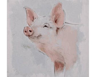 Pig Canvas - 18"