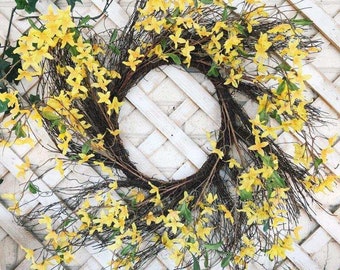 Forsythia Wreath