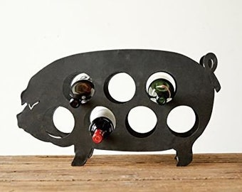 Pig Wine Rack