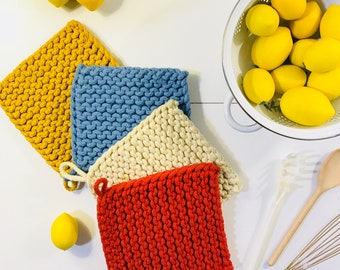 Square Crocheted Pot Holders