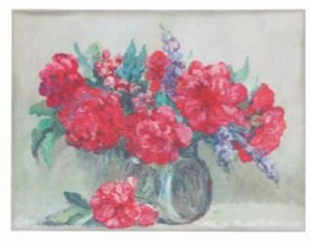 Vintage Reproduction Floral Wall Decor