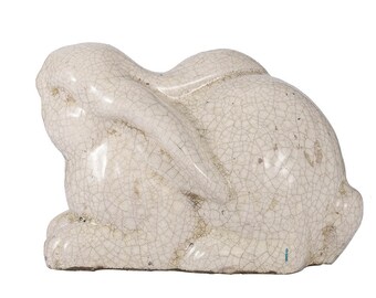 Ceramic Bailey Rabbit Statue