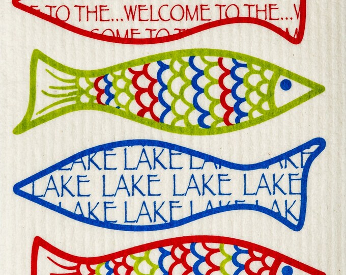 Welcome to the Lake Swedish Cloth