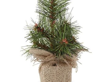 Mini Faux Pine Tree