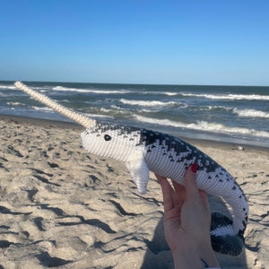Crochet Arctic Narwhal