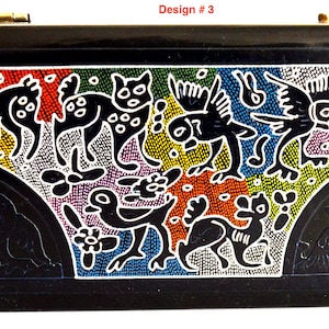Olinala rectangular lacquer box