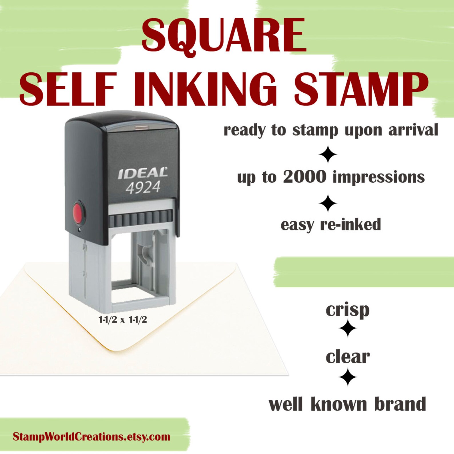 New Jersey Address Stamp State Address Stamp Custom Address Etsy
