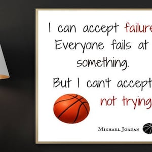 Basketball Print A Good Coach Can Change A Game A Great Etsy