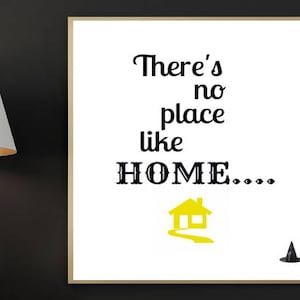 Wizard of Oz Digital Print, There&#39;s No Place Like Home, Movie Print, Movie Poster, Wicked Broadway, Dorothy Wizard of Oz, Digital Prints