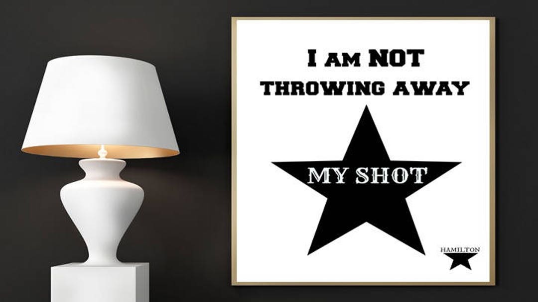 Alexander hamilton not throwing away my shot hotsell