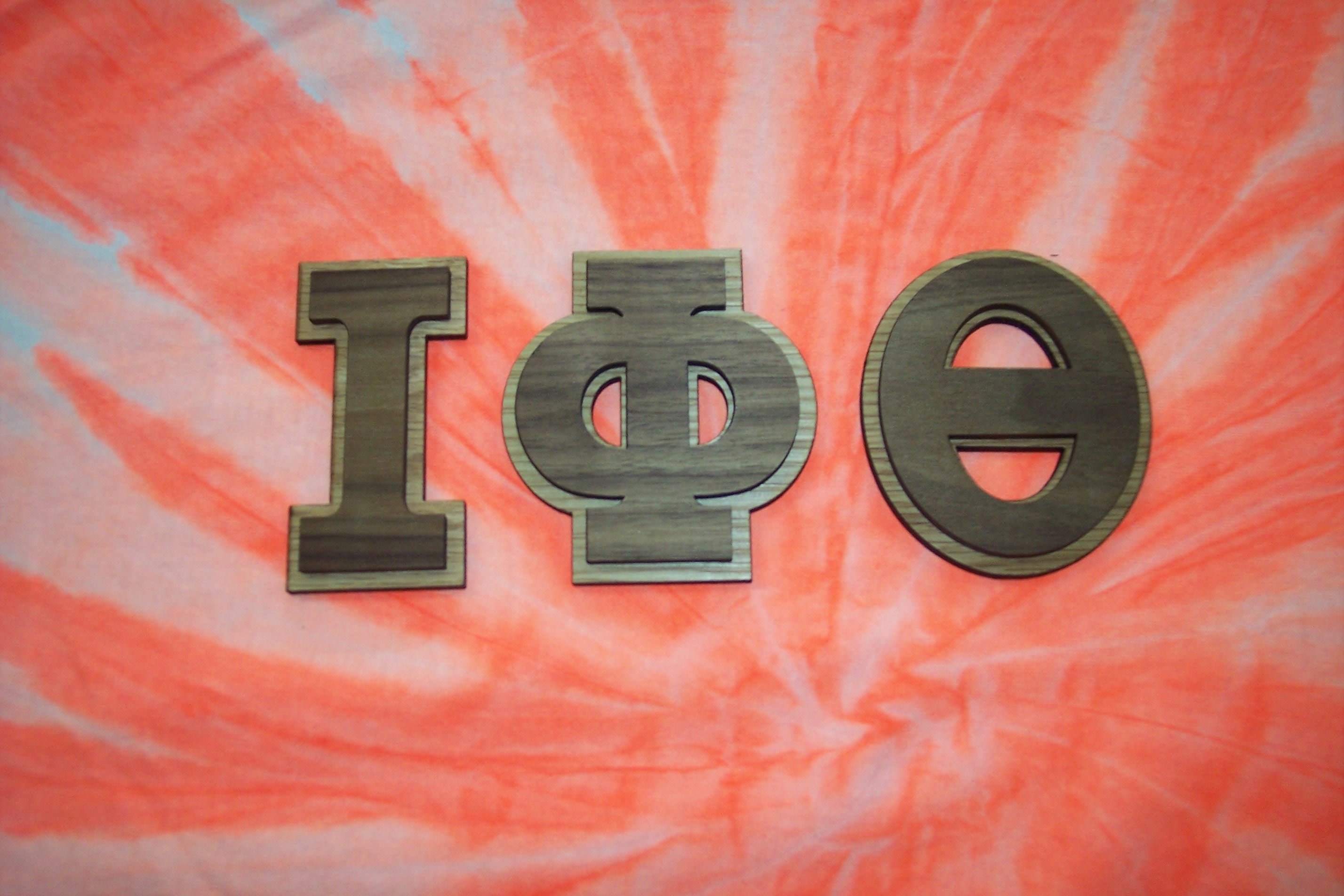 Wood Letters Set of Iota Phi Theta 3.5 | Etsy