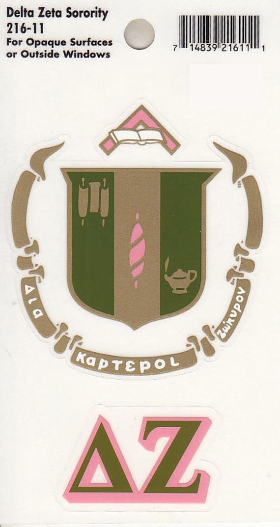 Stickers Delta Zeta Crest | Etsy