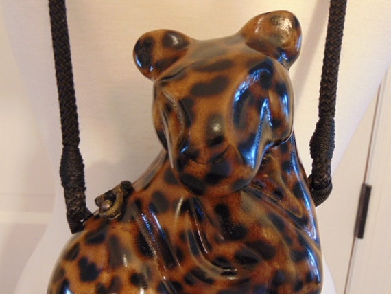 Timmy Woods Retired Lioness Leopard Purse-rare Timmy Woods
