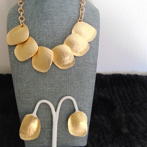 Vintage KJL Necklace Earring Set, Vintage Designer Jewlery Set, Vintage Kenneth Jay Lane Jewelry, Vintage Runway Jewelry Set, Preloved KJL