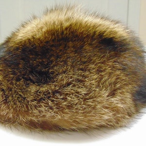 Barlett Furs Of Squirrel Hills Fox Hat, Vintage Fox Hat, Natural Fox Fur Hat, Genuine Fox Hats, Estate Fox Fur Hat, Preloved Fox Fur Hats