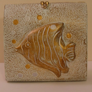Bolso de pescado de Timmy Woods - Bolso de pescado de Timmy Woods retirado - Bolso de pescado de Timmy Woods raro - Bolsos antiguos de Timmy Woods - Regalos de pesca para ella - Pez de madera