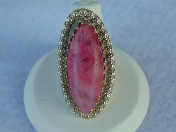 Griego Sterling Pink Moonstone Ring, For Cowgirls… - image 3