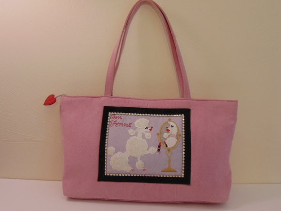 Timmy Woods Pink Poodle Purse For Poodle Lovers- … - image 2