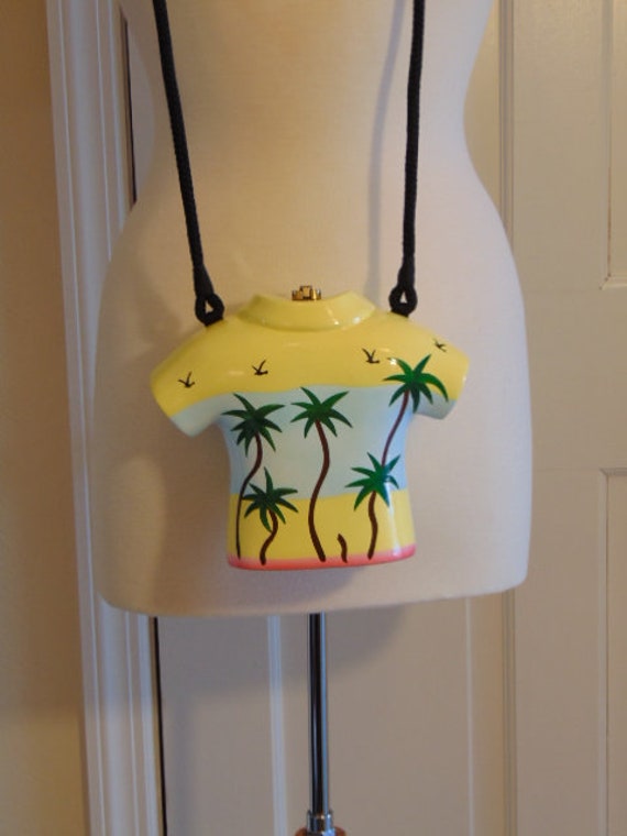 Timmy Woods Tropical Tee Shirt Purse-Retired Timm… - image 9