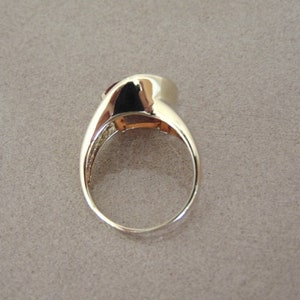 Spresseratite Garnet Ring-Garnet Ring-Trillion Cut Garnet Ring-Gold Garnet Ring-Garnet Dinner Ring-Garnet Cocktail Ring-Garnet Jewelry Gifts image 8