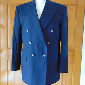 Preloved Oscar de la Renta Sport Coat, Vintage Oscar de la Renta Black Jacket, Vintage Men&#39;s Fashion, 70&#39;s Men&#39;s Sport Jackets, Mens Fashion
