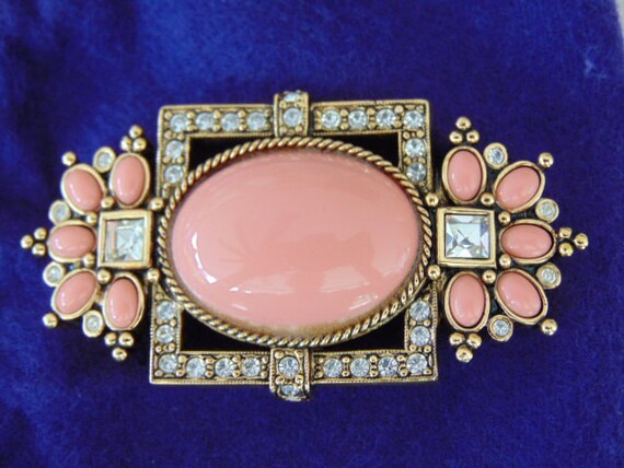 Elizabeth Taylor Peach Brooch-Liz Taylor Jewelry-… - image 10