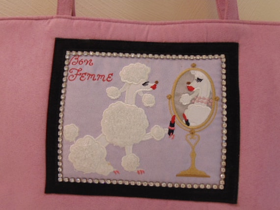 Timmy Woods Pink Poodle Purse For Poodle Lovers- … - image 1