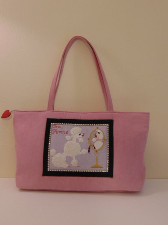 Timmy Woods Pink Poodle Purse For Poodle Lovers- … - image 9