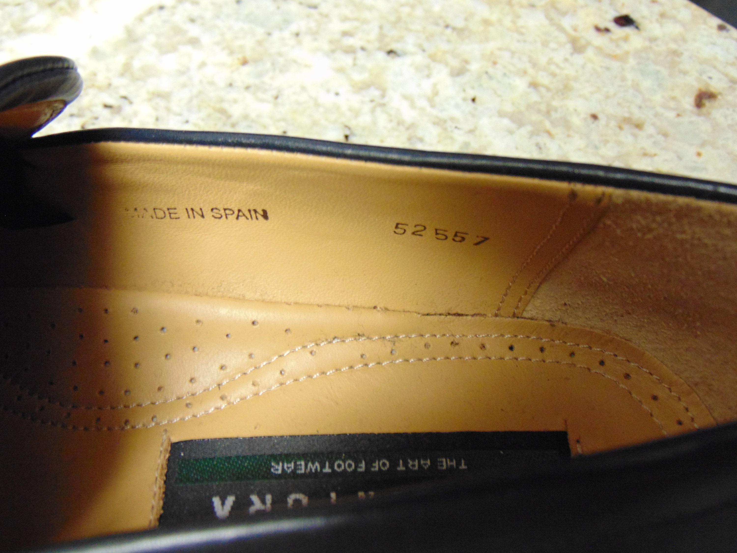Avventura Black Leather Loafers Men