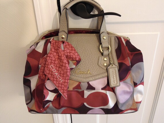 vintage pink coach purse