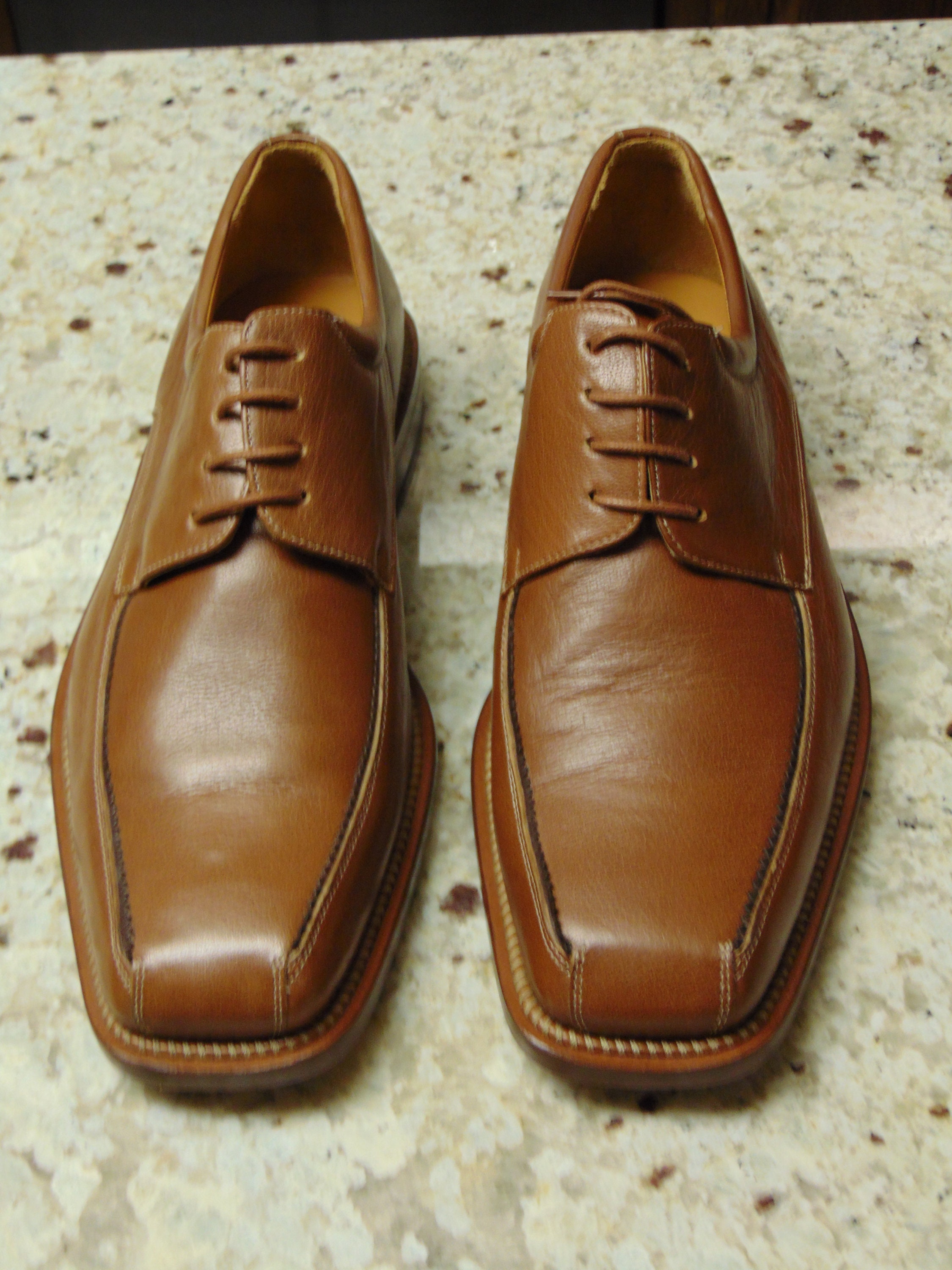 Mezlan Men\'s Canova Oxford Tan Made In Spain Sz 10 Mezlan - Canova, Walnut Brown, Leather, Dress Oxfords (Size  main image 2