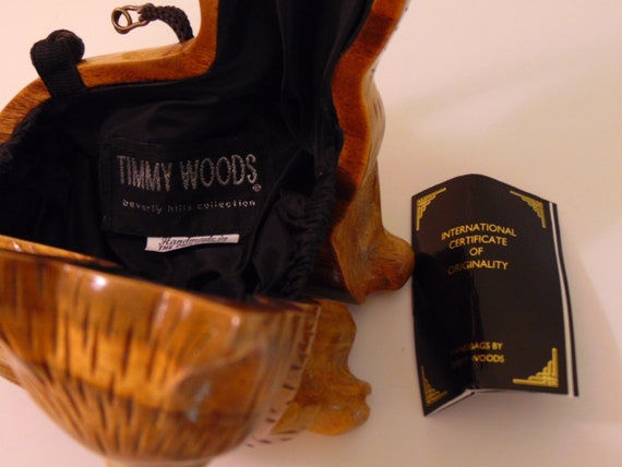 Timmy Woods Cat Purse-Vintage Timmy Woods Cat Bag… - image 9